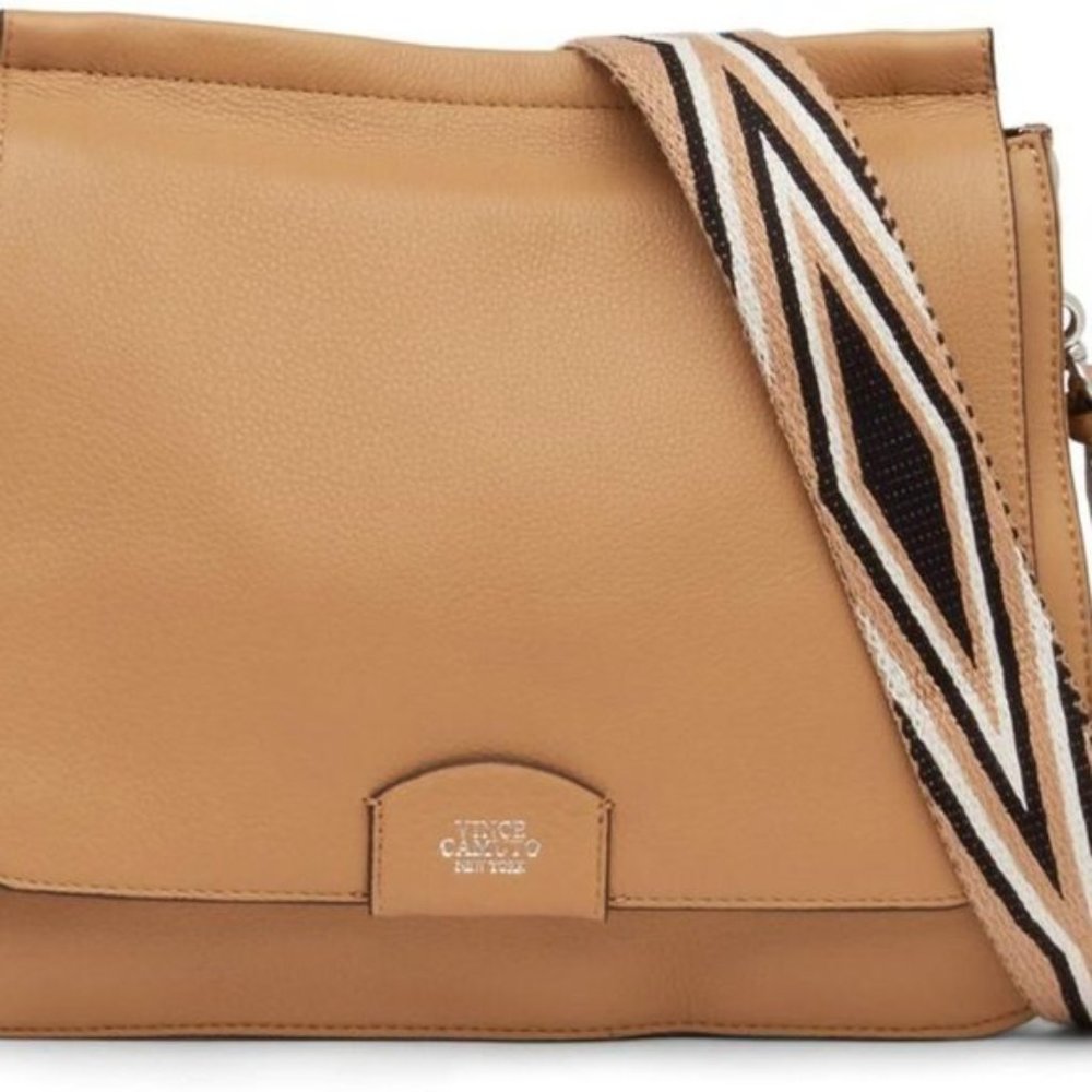 Vince Camuto Lyssa Leather Guitar Strap Crossbody